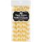 Paper Straws 24 Pack - Yellow