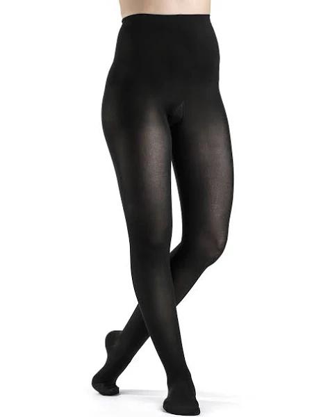 Sigvaris Soft Opaque Women's Pantyhose 20-30 mmHg / SS / Black