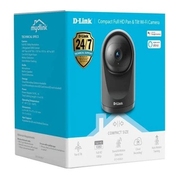 D-Link DCS-6500LHV2 Compact Full HD Pan & Tilt Wi-Fi Camera