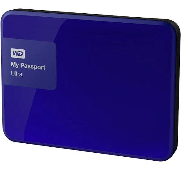 WD 500GB Blue My Passport Ultra Portable External Hard Drive - Usb 3.0 - WDBWWM5000ABL-NESN