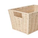 Kmart Rectangle Tapered Paper Rope Basket in Natural