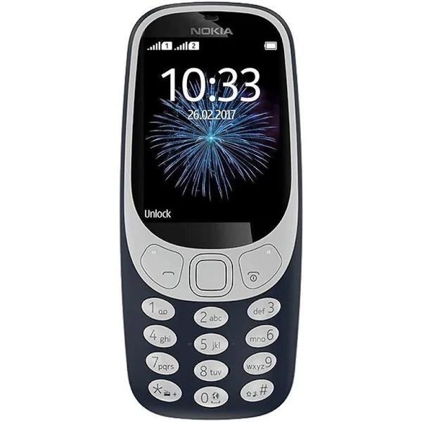 Nokia - 3310 Cell Phone Unlocked - Charcoal