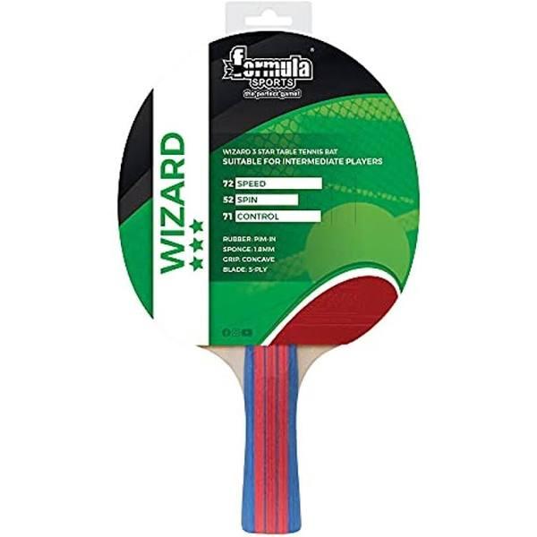 Formula Wizard 3 Star Table Tennis Bat