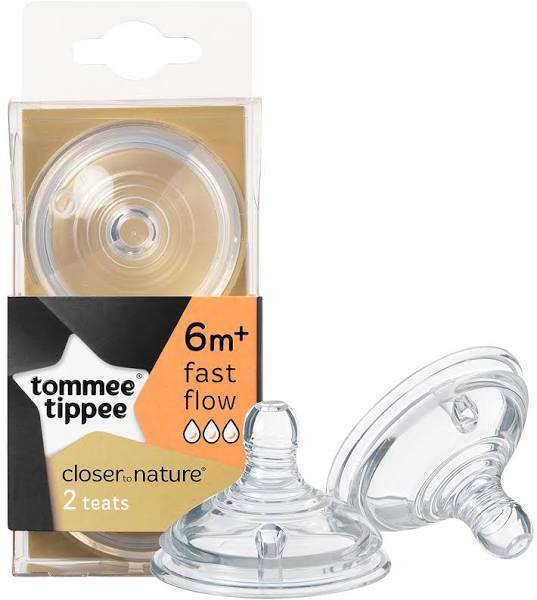 Tommee Tippee Closer to Nature 2 Pack Fast Flow Teats