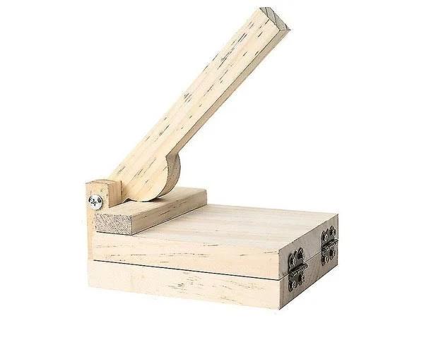 Wood Tortilla Press Wooden Tortilla Presser Dumpling Pizza Dough Pastry Press Dumpling Pressing Tool for Kitchen