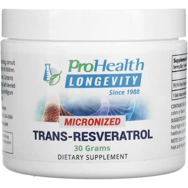 ProHealth Longevity, Micronized Trans-Resveratrol, 30 G