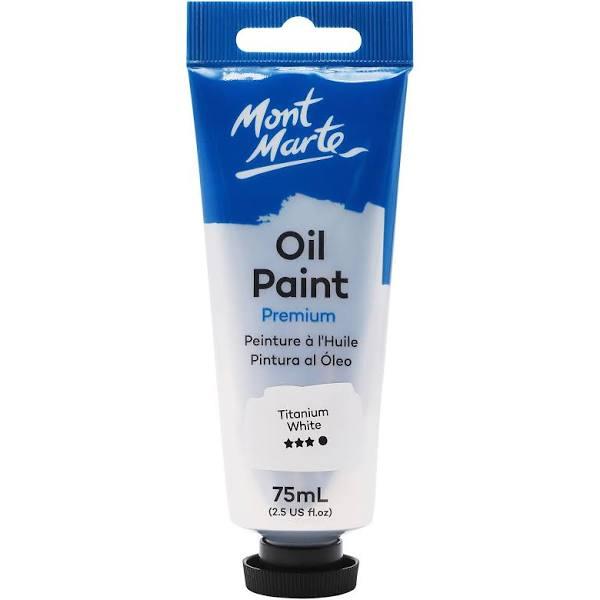 Mont Marte Oil Paint 75ml Tube - Titanium White