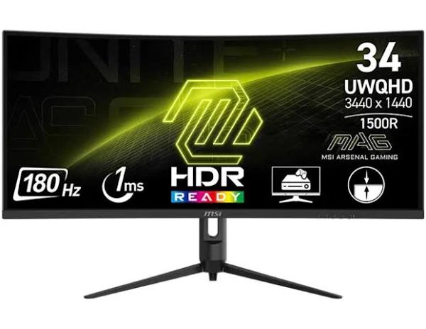 MSI MAG342CQRV 34" VA Curved UWQHD FreeSync Gaming Monitor