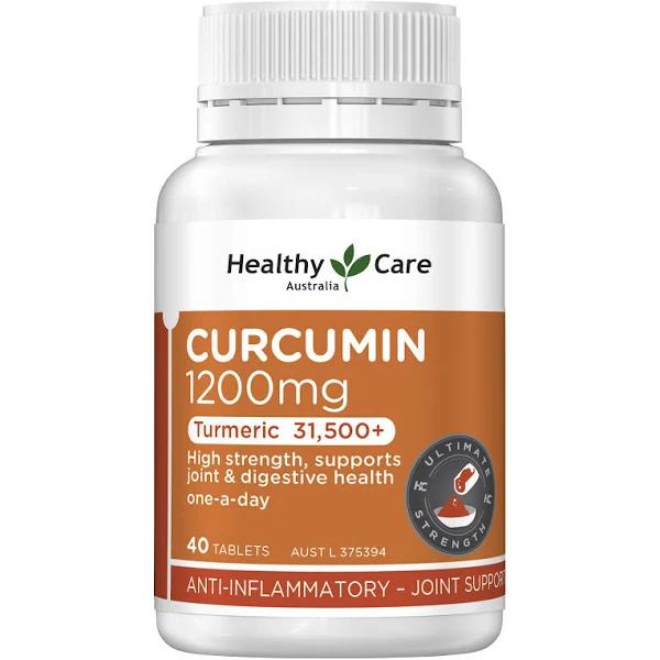 Healthy Care curcumin 1200mg 40 Tablets