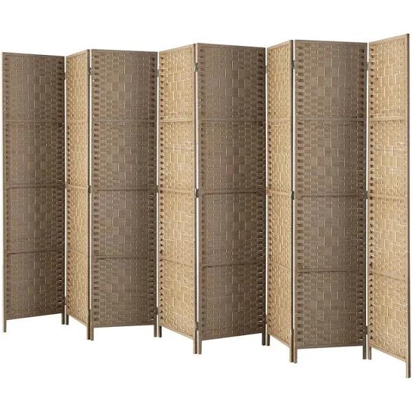 Oikiture 8 Panel Room Divider Privacy Screen Divid