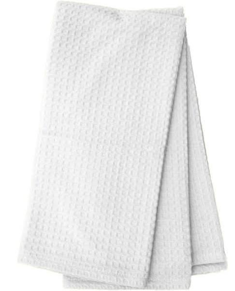 Rans London Waffle 3 Pack Tea Towel - White