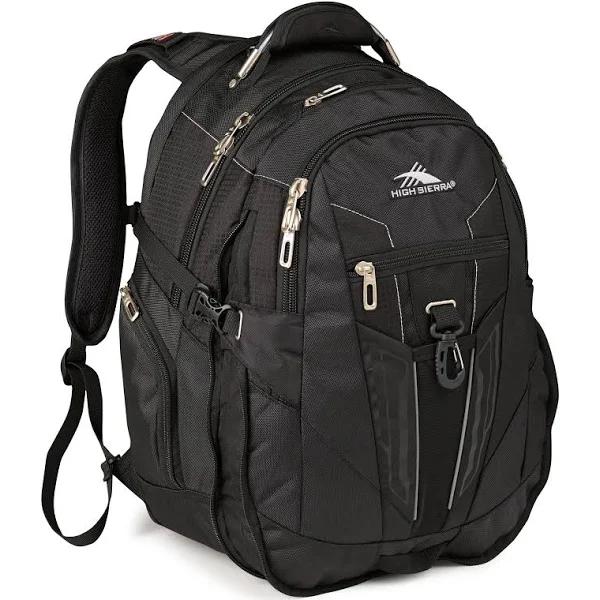 High Sierra XBT Laptop Backpack - Black - Laptop Backpacks