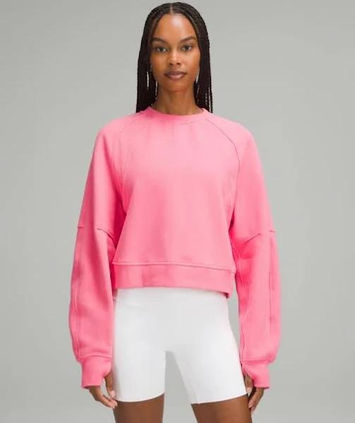 Women's Scuba Oversized Pullover in Sakura Pink Size Medium/Large | by lululemon