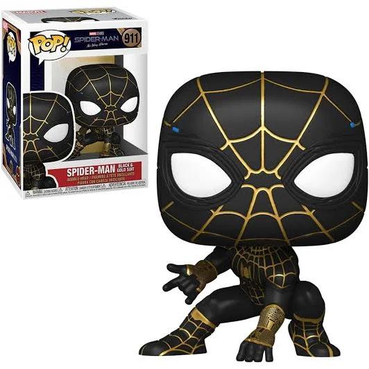 Spider-Man No Way Home Spider-Man Black & Gold Pop! Vinyl