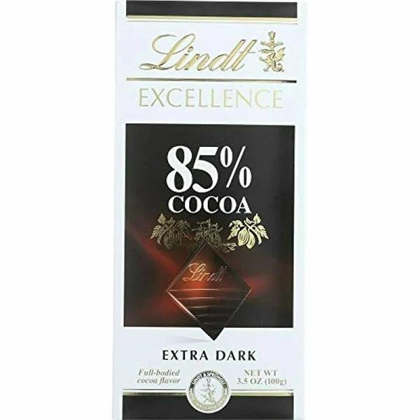 Lindt Excellence 85% Cocoa Dark Chocolate 4-3.5oz Bars