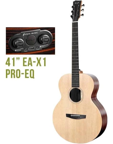 Enya X1-Pro Spruce HPL Acoustic Guitar - 41" Size - Includes Pickup