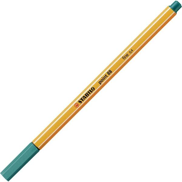 STABILO #0350600 Point 88 Fineliner Turquoise - Box of 10