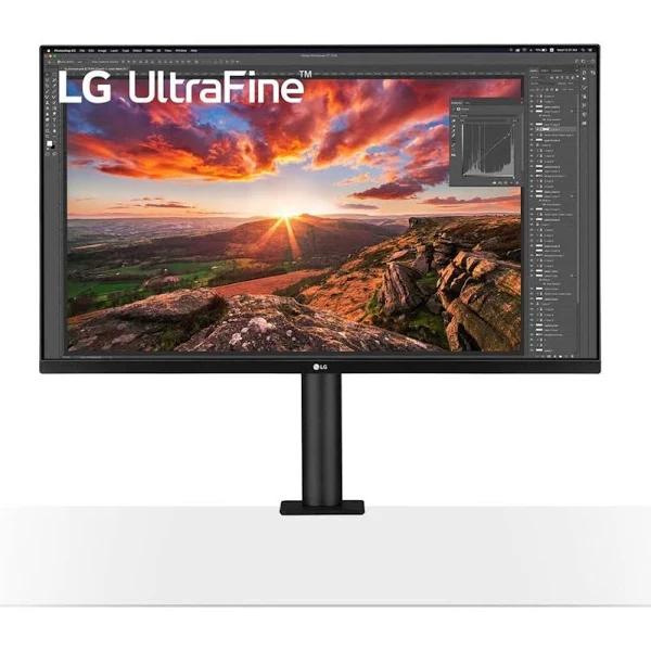 LG 32UN880-B Ultrafine Ergo 31.5inch 4K UHD HDR10 IPS Monitor with USB-C