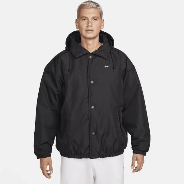 Nike ﻿Sportswear Solo Swoosh Puffer Jacket ﻿Black/ White