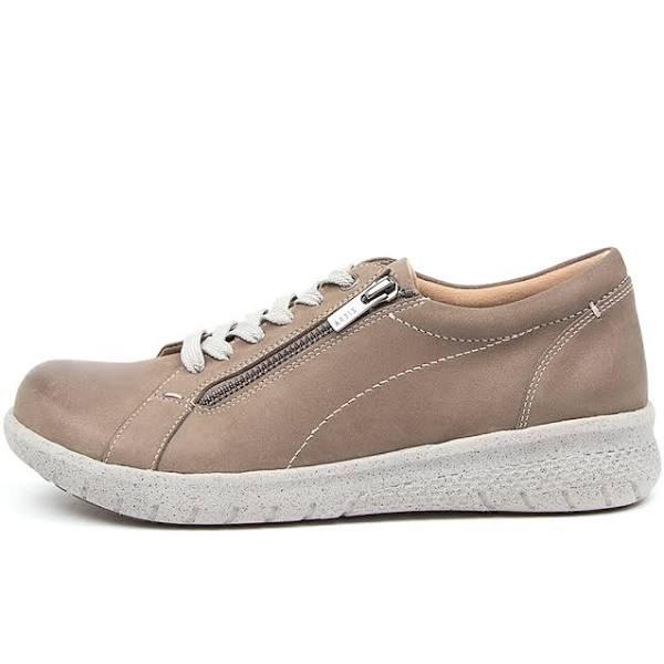 Ziera Solar XF Taupe Nubuck Taupe Womens Sneakers Platforms Shoes