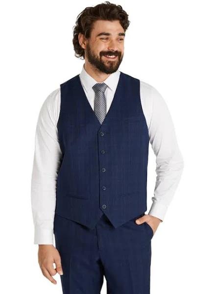 Johnny Bigg Saylor Check Waistcoat Royal 54