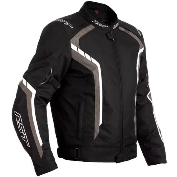 RST Axis CE Sport Waterproof Jacket - Black/Grey - 3XL