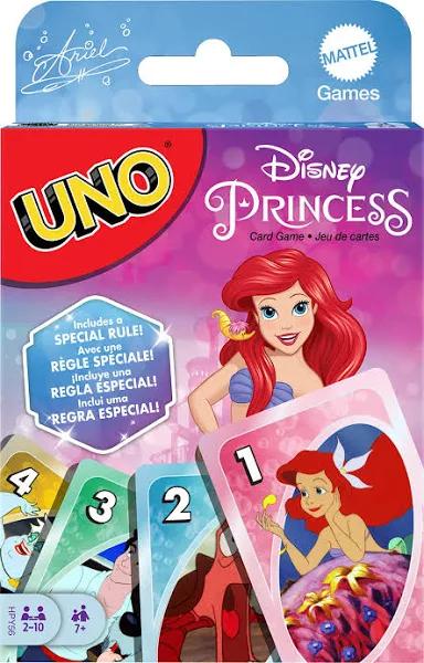 Uno - Disney Princess Ariel Edition Card Game - The Little Mermaid | Mattel