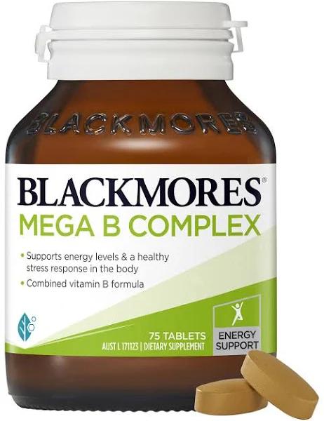 Blackmores - Mega B Complex - 75 Tablets