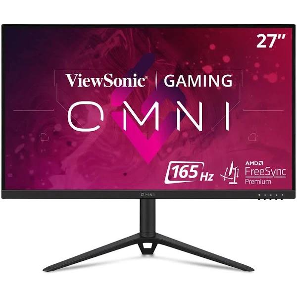 ViewSonic Omni VX2728J 27 Inch Gaming Monitor 165Hz 1ms 1080P IPS With FreeSync Premium, Advanced Ergonomics, HDMI, DP