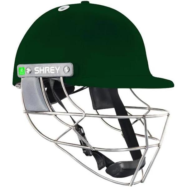 Shrey - Koroyd Cricket Helmet Stainless Steel Visor - Green - Small