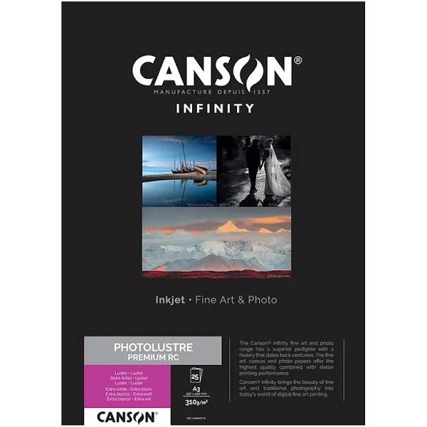 Canson Infinity Lustre Premium Rc 310gsm A3 25 Sheets