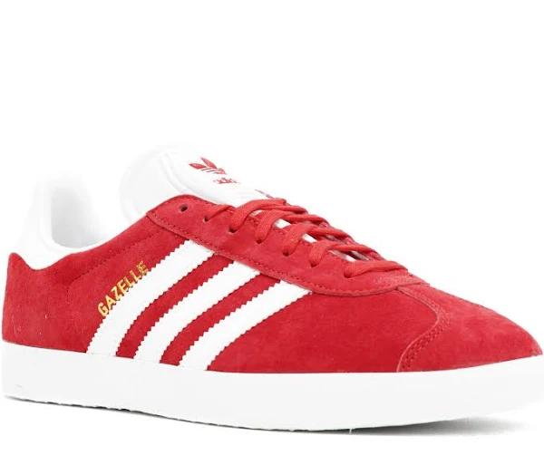 Adidas Gazelle Scarlet/White/Gold Metallic