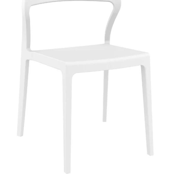 Snow Chair by Siesta, White, Outdoor Plastic Chair | Replica Furniture