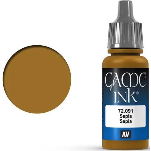 Vallejo Game Colour - Ink Sepia 17 ml