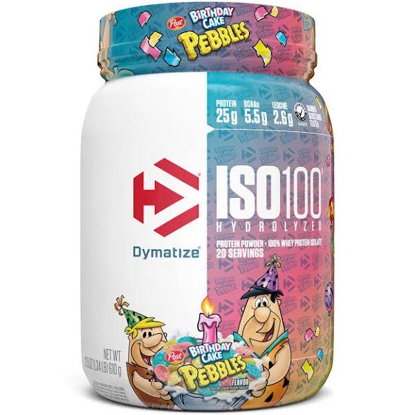 Dymatize | ISO100 Hydrolysed Isolate Protein Birthday Cake Pebbles / 640g