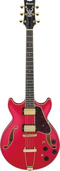 Ibanez AMH90 CRF Electric Guitar - Cherry Red Flat