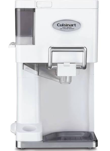 Cuisinart Ice Cream Maker Machine, 1.5 Quart Mix It in Soft Serve, Yogurt, Sorbet, Sherbet Maker, White, ICE-45P1