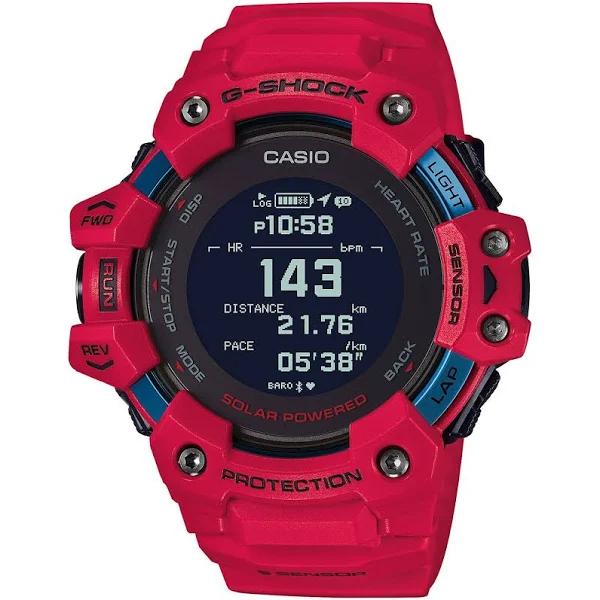 G-Shock GBDH1000 heart-rate Monitor Smartwatch All Red Men's Watch