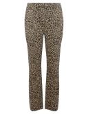 Millers Tapered Leg Joggers with Tie Front Pants - Womens - Animal BLK & Beige AU Size 16 - AfterPay & zipPay Available