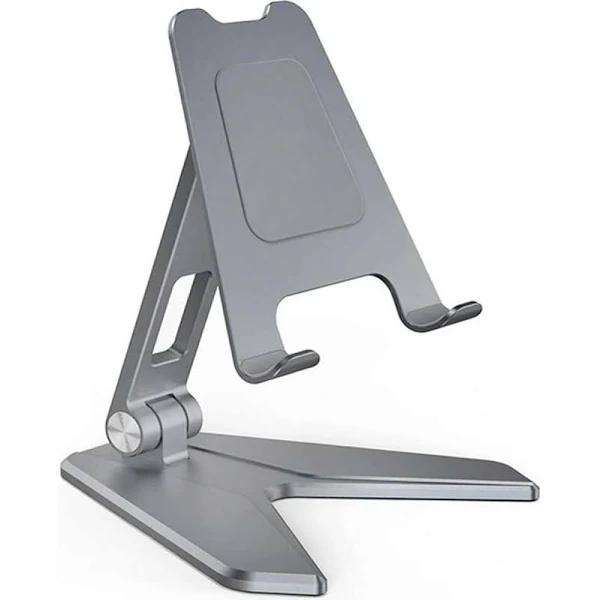 Sansai Aluminium Alloy Table Tablet & Phone Stand/Mount f/ Up To 1.5kg Grey