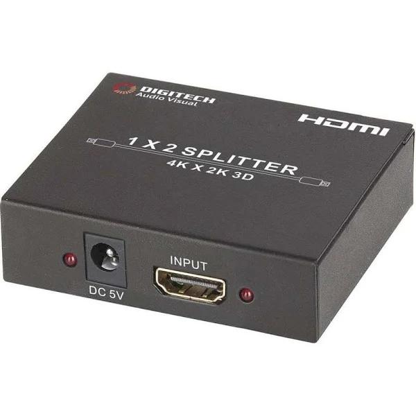 Digitech 2 Way HDMI Splitter with 4K Support