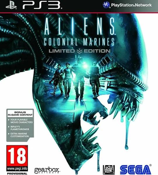 Aliens Colonial Marines Limited Edition Game PS3