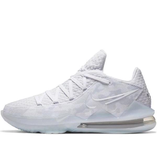 Nike LeBron 17 Low EP 'White Camo' Sneakers | Men's Size 8.5