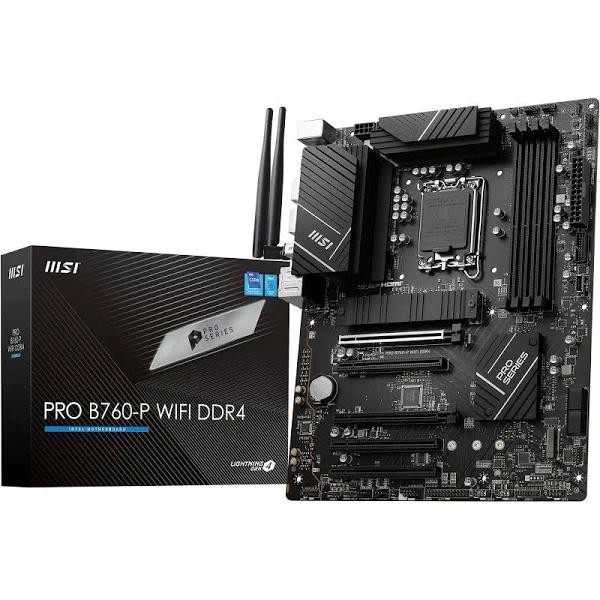 MSI Pro B760-P Wifi DDR4 Motherboard