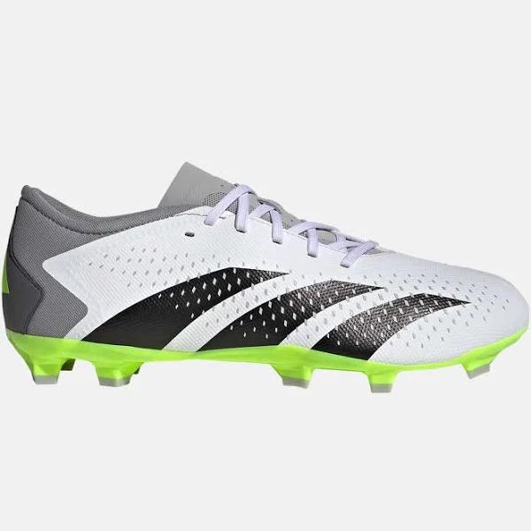 Adidas Predator Accuracy.3 L FG Firm Ground Soccer Cleats White/Black / 9.5