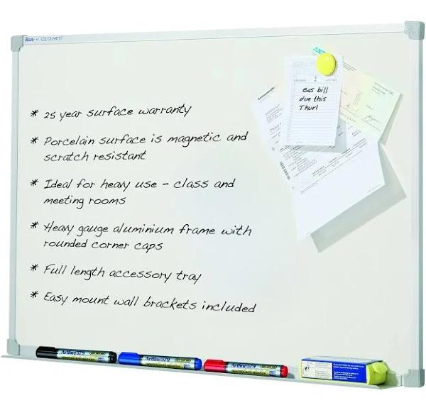 Quartet Whiteboard Penrite Porcelain 900x900mm