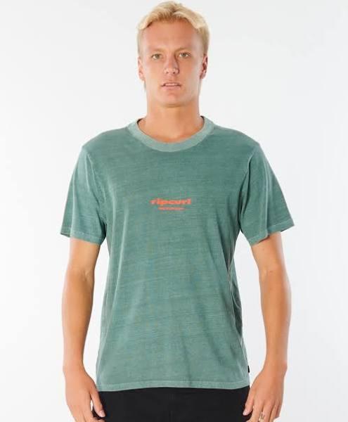 Rip Curl Re:Search Logo Tee. Bluestone Size S