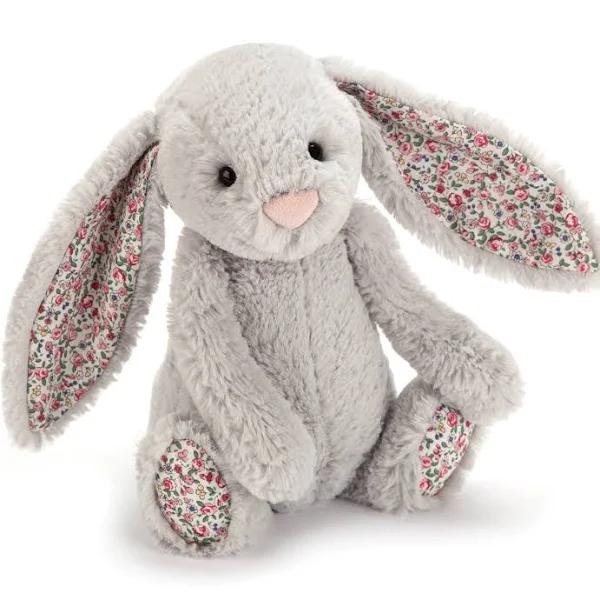 Jellycat - Bashful Blossom Bunny Silver Medium