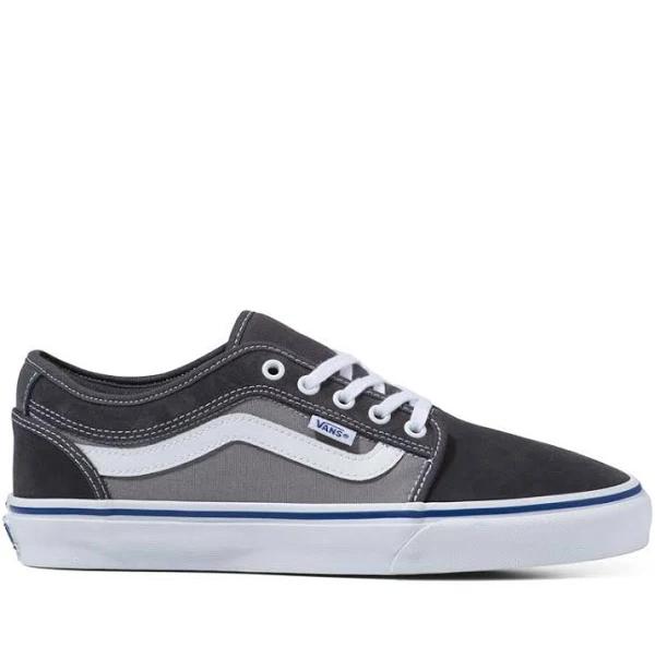 Vans Chukka Low Sidestripe Asphalt/Blue | Boardstore Skate Shop