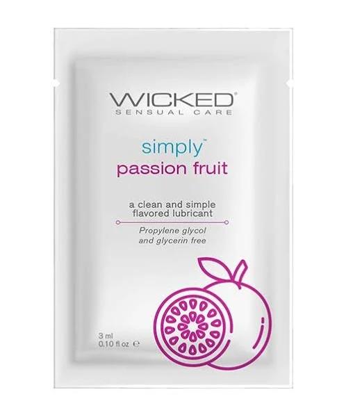 Wicked Sensual Care Simply Water Based Lubricant - .1 oz Brown Sugar